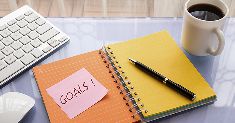 Goals setting for year resolution and new project record your goals goal setting template